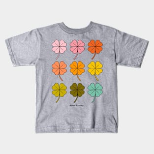 Rainbow Clover Kids T-Shirt